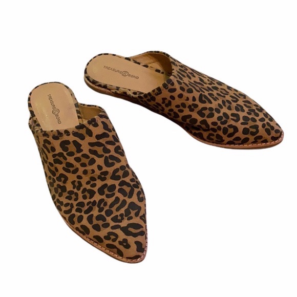 Treasure & Bond Rainey Leopard Print Mule Size 8 - Picture 6 of 13